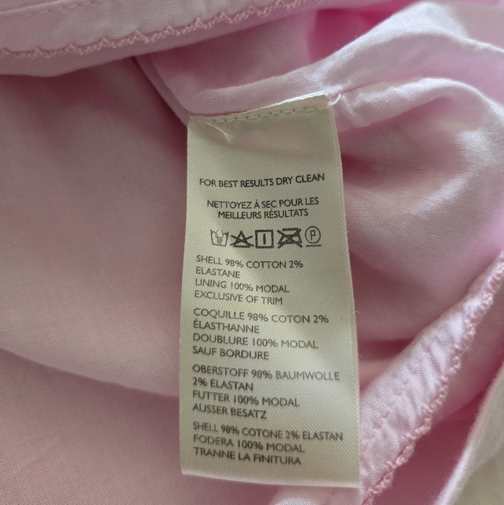 Maeve Anthropologie Pink Mini Dress with Bow Accents 2 - Picture 6 of 6
